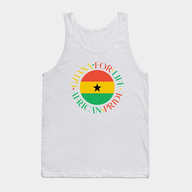 Afrinubi - Ghana For Life Tank Top by Afrinubi™